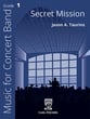 Secret Mission Concert Band sheet music cover